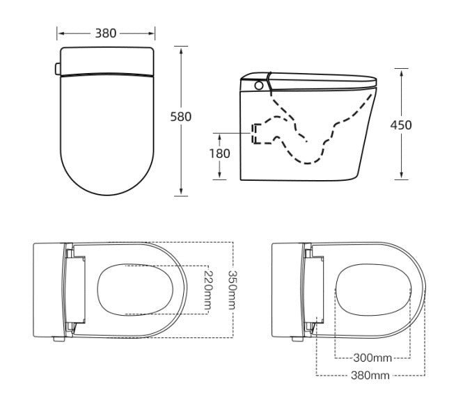U7 Smart Intelligent Toilet